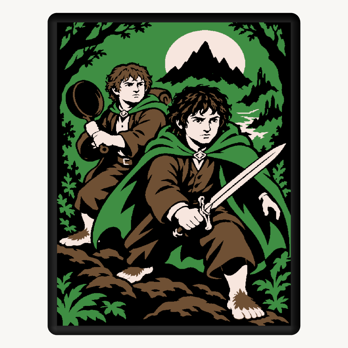 Frodo and Sam design detail