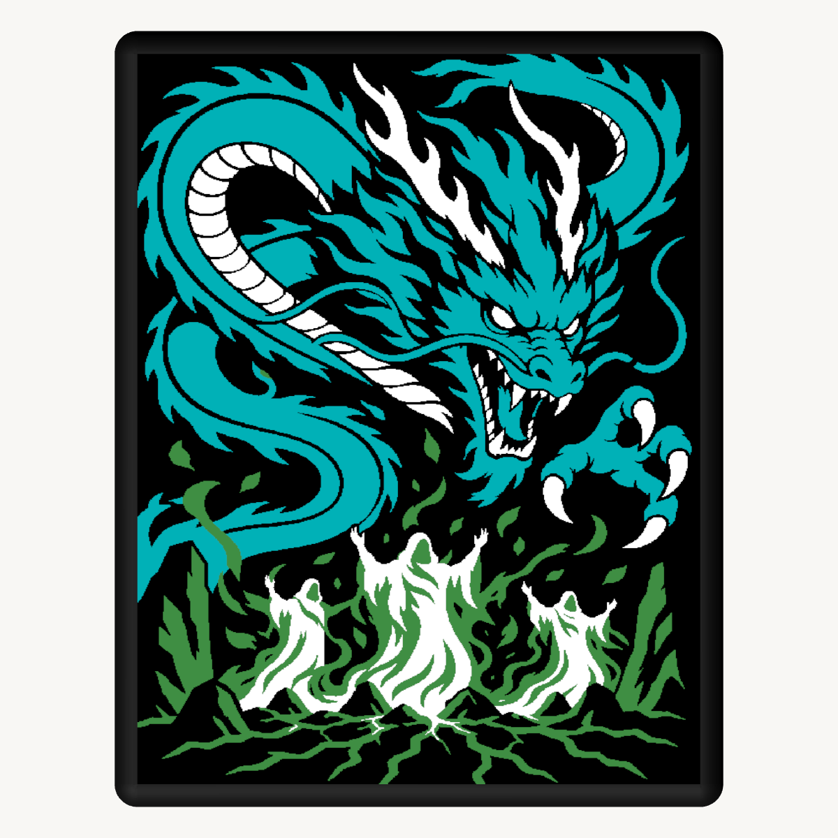 Teval / Dragon design detail